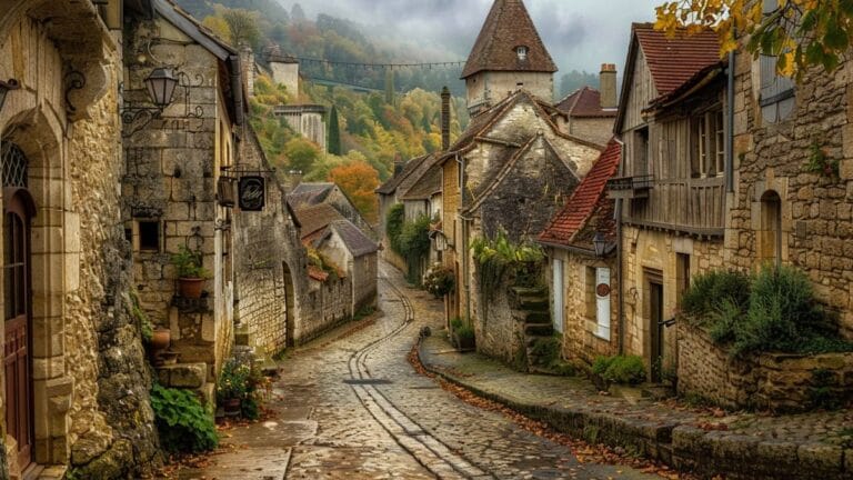 Perché sur un promontoire, le village de Saint-Cirq-Lapopie : un trésor parmi les plus beaux de France