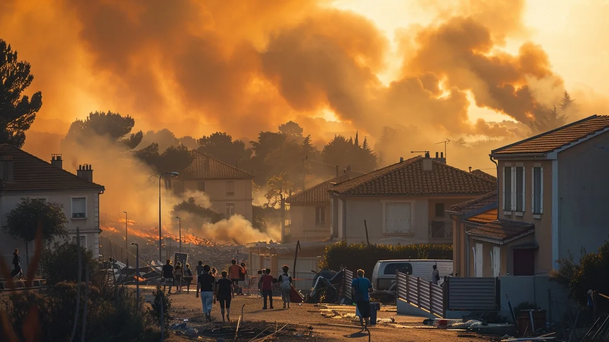 Incendie majeur dans le Var : 600 hectares ravagés et des habitations en péril