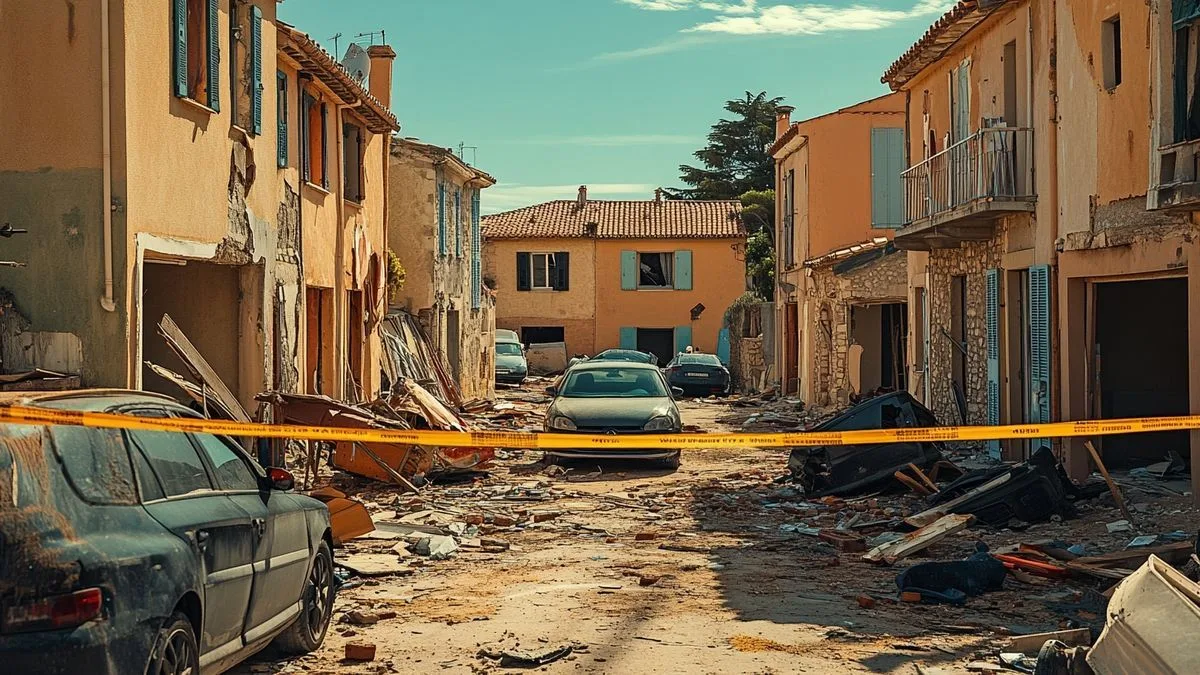 Diluvie à Saint-Tropez : Evacuations d'habitants et routes bloquées suite aux fortes pluies dans le Var