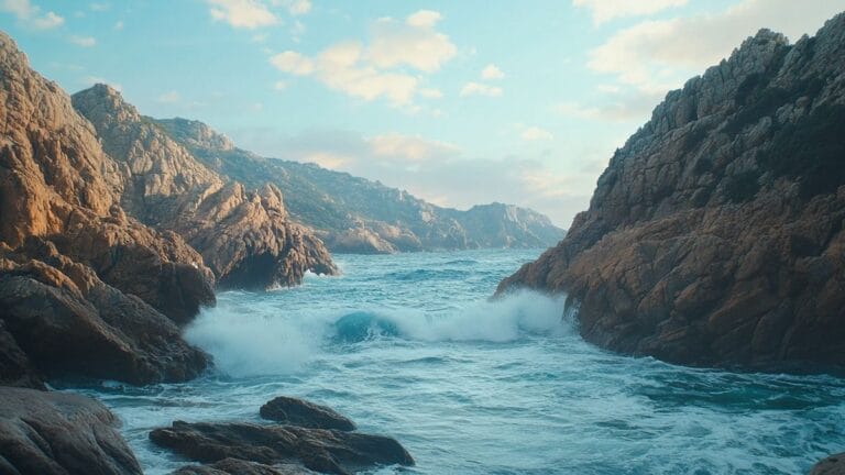 Cette crique de la Côte d'Azur évoque les charmantes criques de Grèce.