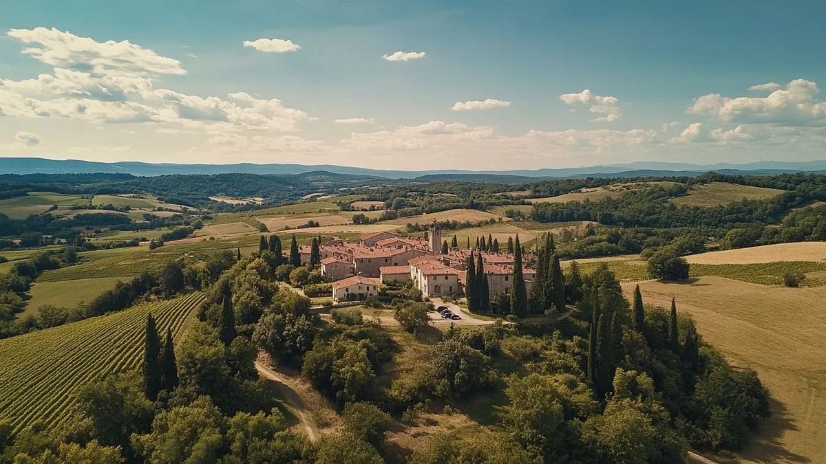 Découvrez ce charmant village médiéval en Aquitaine, un véritable échantillon de la beauté toscane