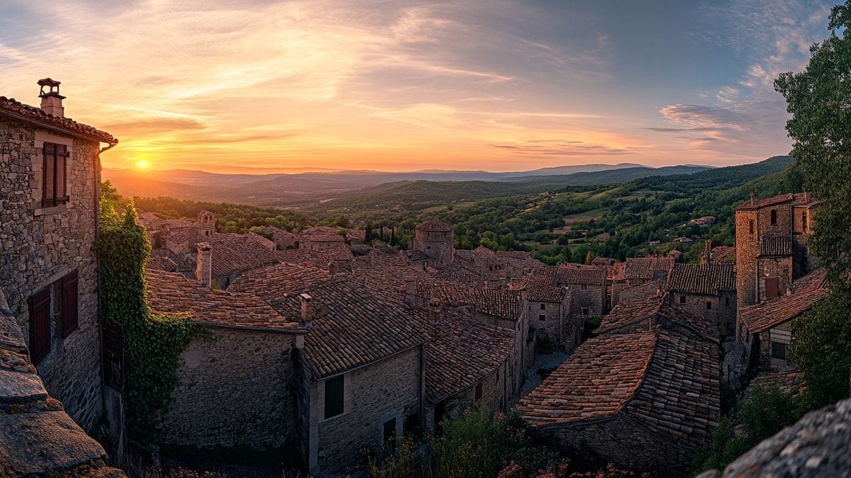 Un village médiéval en Dordogne : un trésor de charme rivalisant avec les cités toscanes