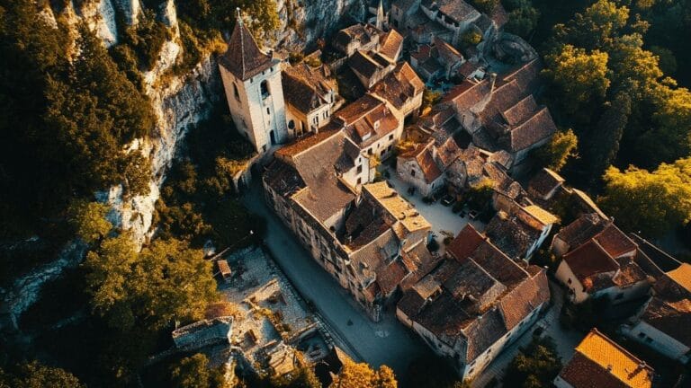 Un village perché sur la falaise, berceau de légendes religieuses fascinantes