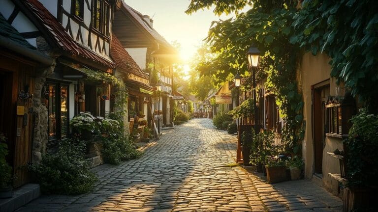 Un village savoyard qui évoque les paysages enchanteurs de la Suisse