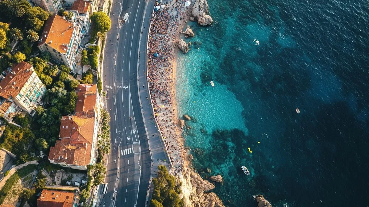 Pas de Ligne d'Arrivée à Nice